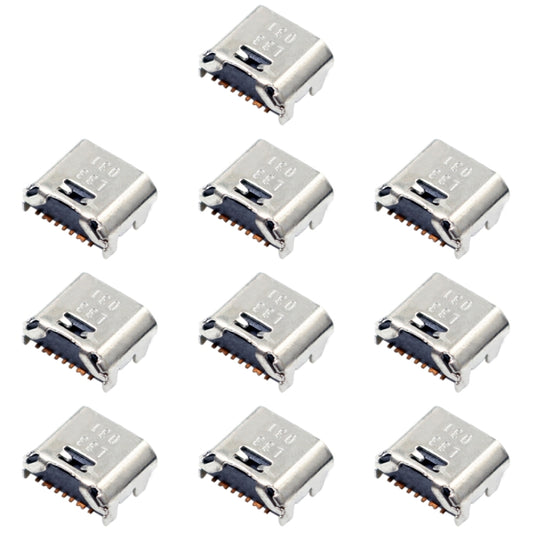 For Galaxy Tab E 8.0 T375 T377 T280 T285 T580 T585 10pcs Charging Port Connector - Single Tail Connector by PMC Jewellery | Online Shopping South Africa | PMC Jewellery