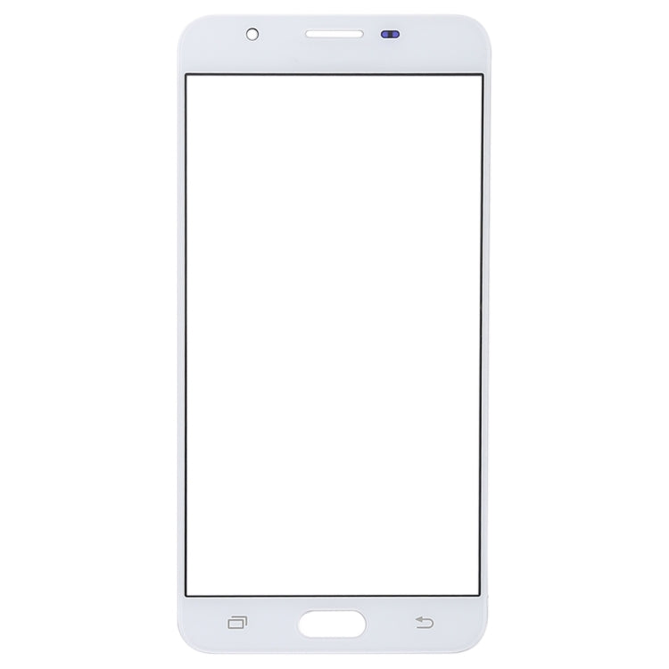 For Samsung Galaxy J7 Prime, On7 (2016), G610F, G610F/DS, G610F/DD, G610M, G610M/DS, G610Y/DS 10pcs Front Screen Outer Glass Lens (White) - Outer Glass Lens by PMC Jewellery | Online Shopping South Africa | PMC Jewellery