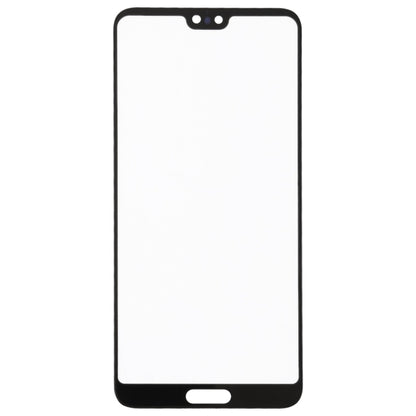 For Huawei P20 Pro 10PCS Front Screen Outer Glass Lens (Black) - Outer Glass Lens by PMC Jewellery | Online Shopping South Africa | PMC Jewellery