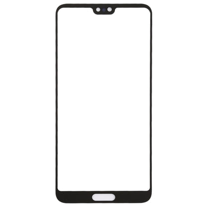 For Huawei P20 Pro 10PCS Front Screen Outer Glass Lens (Black) - Outer Glass Lens by PMC Jewellery | Online Shopping South Africa | PMC Jewellery