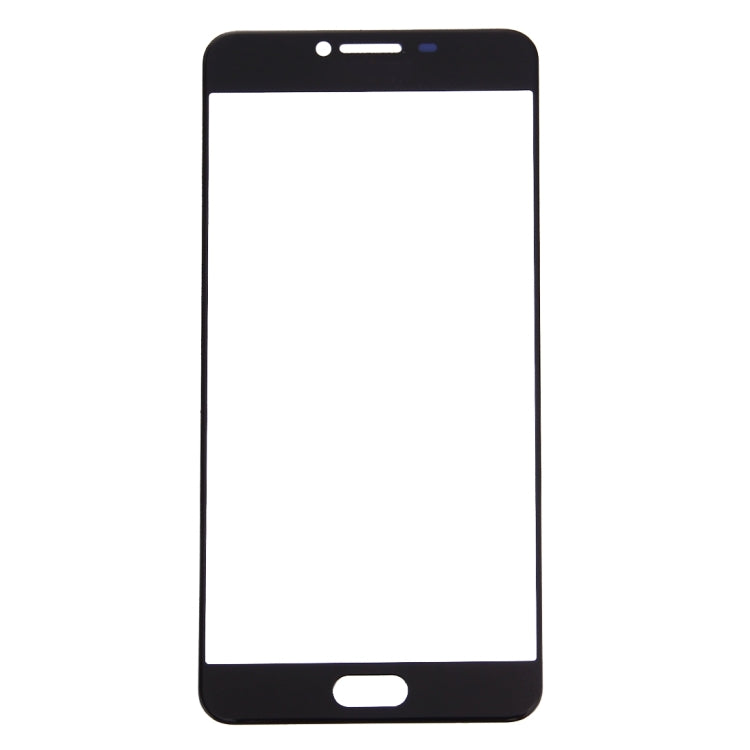 For Samsung Galaxy C7 10pcs Front Screen Outer Glass Lens (Black) - Outer Glass Lens by PMC Jewellery | Online Shopping South Africa | PMC Jewellery