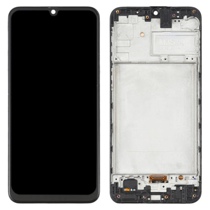 OLED LCD Screen for Samsung Galaxy M21 SM-M215 Digitizer Full Assembly with Frame (Black) - LCD Screen by PMC Jewellery | Online Shopping South Africa | PMC Jewellery