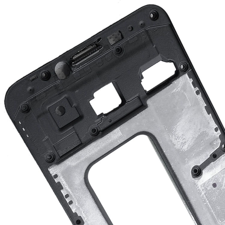 For Galaxy C5 Front Housing LCD Frame Bezel Plate (Black) - Frame Bezel Plate by PMC TechLife | Online Shopping South Africa | PMC TechLife