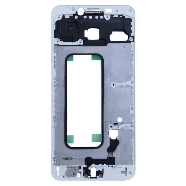 For Galaxy C5 Front Housing LCD Frame Bezel Plate (White) - Frame Bezel Plate by PMC TechLife | Online Shopping South Africa | PMC TechLife