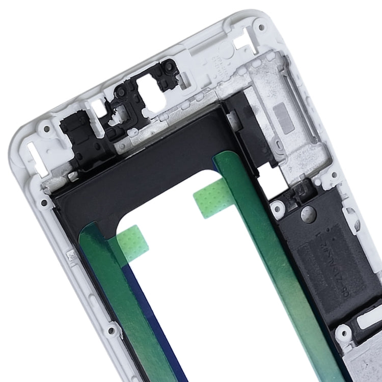 For Galaxy C5 Front Housing LCD Frame Bezel Plate (White) - Frame Bezel Plate by PMC TechLife | Online Shopping South Africa | PMC TechLife