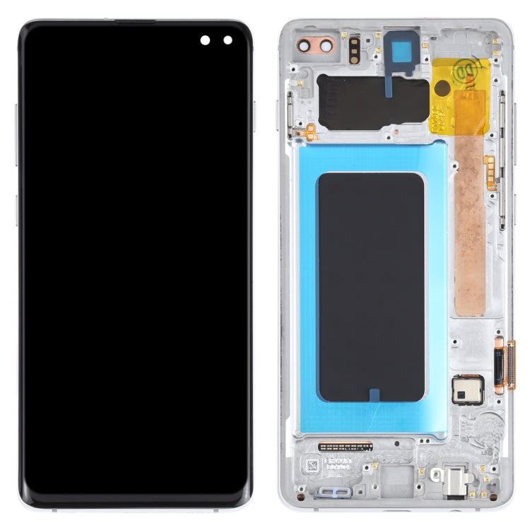 Original Super AMOLED LCD Screen for Samsung Galaxy S10+ Digitizer Full Assembly with Frame (Silver) - LCD Screen by PMC Jewellery | Online Shopping South Africa | PMC Jewellery