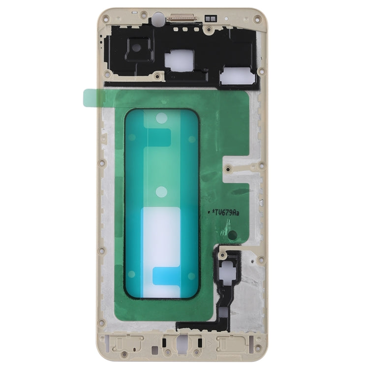 For Galaxy C7 Front Housing LCD Frame Bezel (Gold) - Frame Bezel Plate by PMC TechLife | Online Shopping South Africa | PMC TechLife
