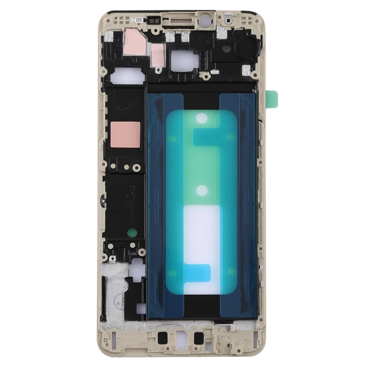 For Galaxy C7 Front Housing LCD Frame Bezel (Gold) - Frame Bezel Plate by PMC TechLife | Online Shopping South Africa | PMC TechLife