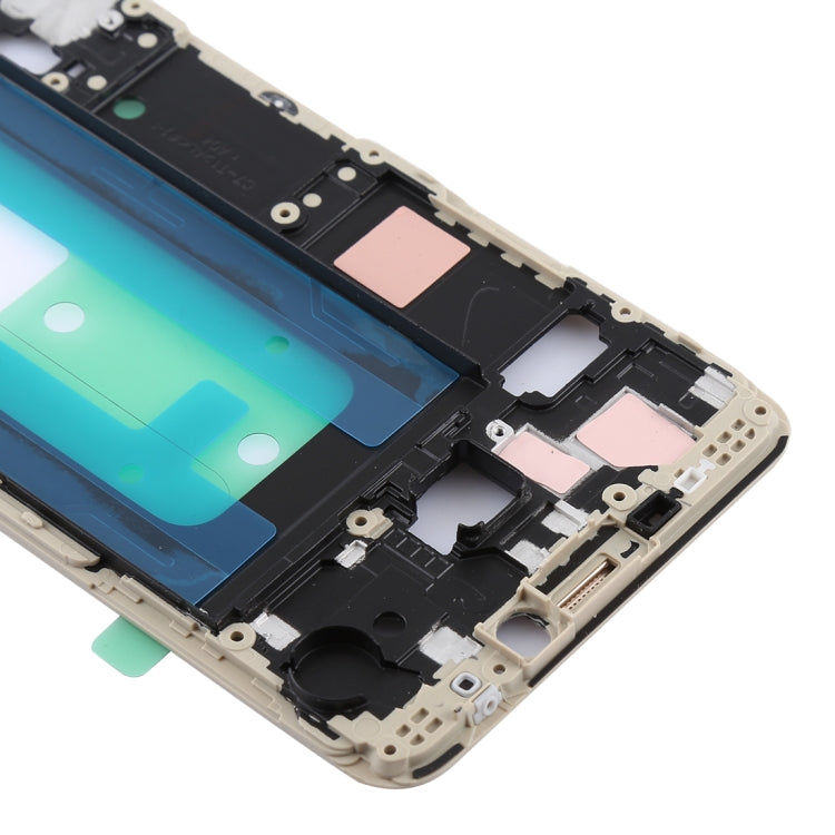 For Galaxy C7 Front Housing LCD Frame Bezel (Gold) - Frame Bezel Plate by PMC TechLife | Online Shopping South Africa | PMC TechLife