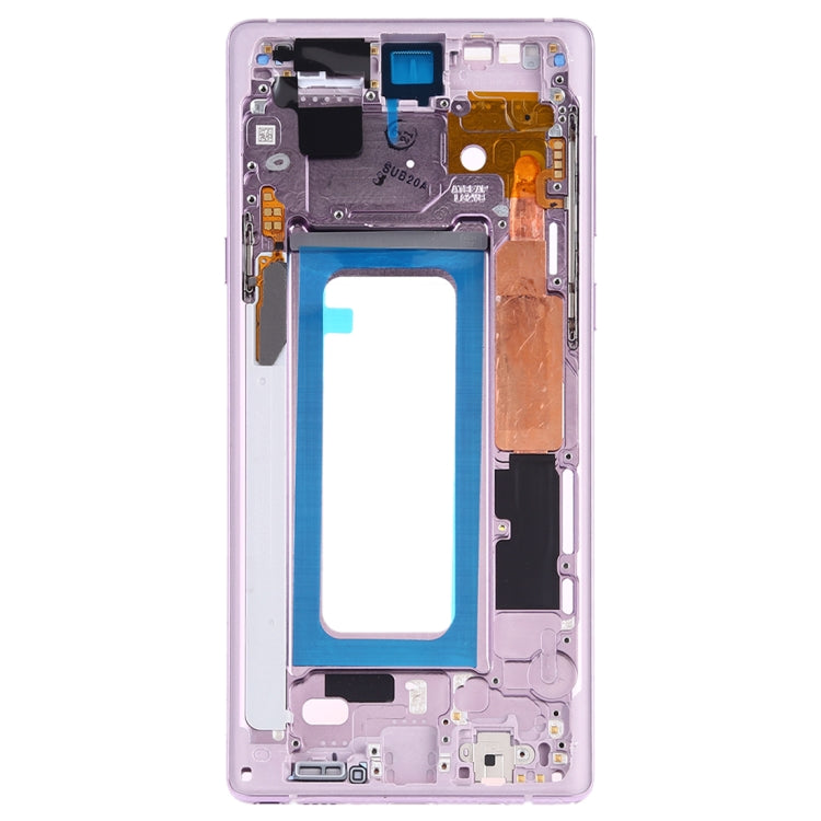 For Samsung Galaxy Note9 SM-N960F/DS, SM-N960U, SM-N9600/DS  Middle Frame Bezel Plate with Side Keys (Purple) - Frame Bezel Plate by PMC Jewellery | Online Shopping South Africa | PMC Jewellery