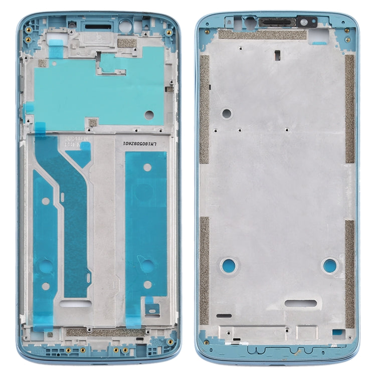Front Housing LCD Frame Bezel Plate for Motorola Moto E5 Plus (Blue) - Frame Bezel Plate by PMC TechLife | Online Shopping South Africa | PMC TechLife