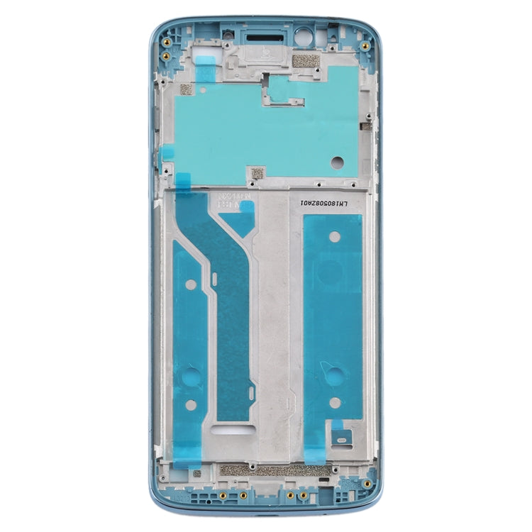 Front Housing LCD Frame Bezel Plate for Motorola Moto E5 Plus (Blue) - Frame Bezel Plate by PMC TechLife | Online Shopping South Africa | PMC TechLife