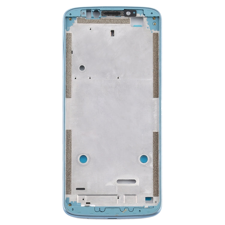 Front Housing LCD Frame Bezel Plate for Motorola Moto E5 Plus (Blue) - Frame Bezel Plate by PMC TechLife | Online Shopping South Africa | PMC TechLife