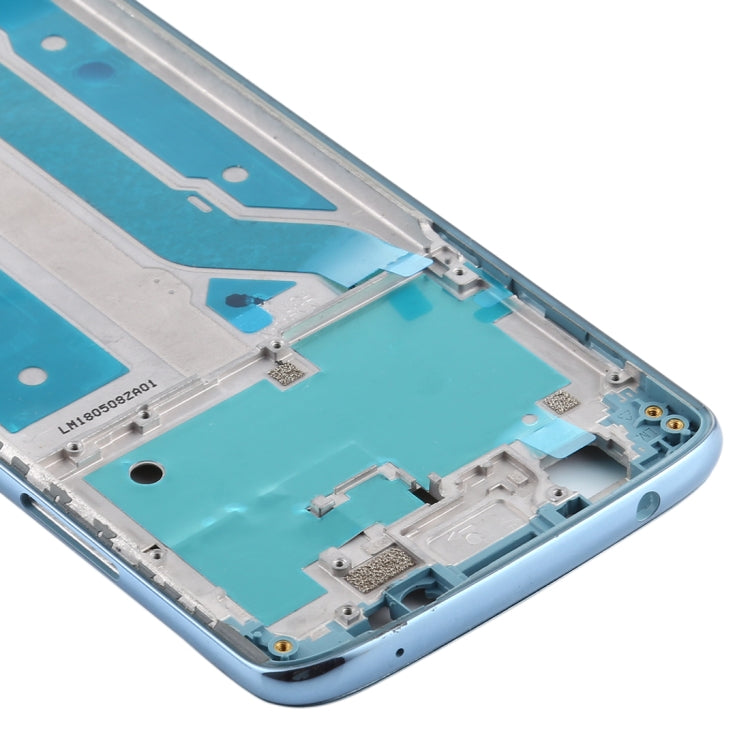 Front Housing LCD Frame Bezel Plate for Motorola Moto E5 Plus (Blue) - Frame Bezel Plate by PMC TechLife | Online Shopping South Africa | PMC TechLife