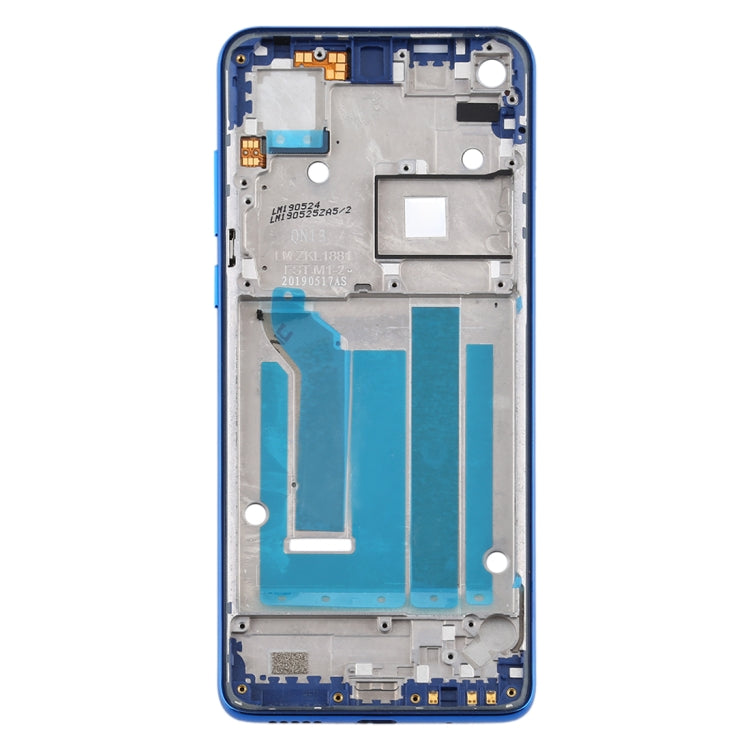 Front Housing LCD Frame Bezel Plate for Motorola Moto One Vision(Blue) - Frame Bezel Plate by PMC TechLife | Online Shopping South Africa | PMC TechLife
