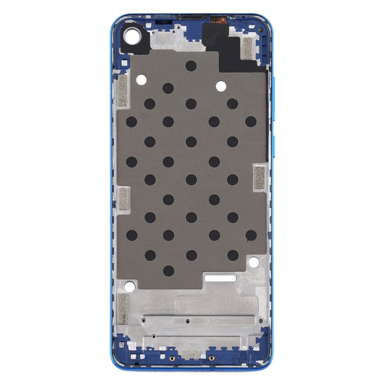 Front Housing LCD Frame Bezel Plate for Motorola Moto One Vision(Blue) - Frame Bezel Plate by PMC TechLife | Online Shopping South Africa | PMC TechLife