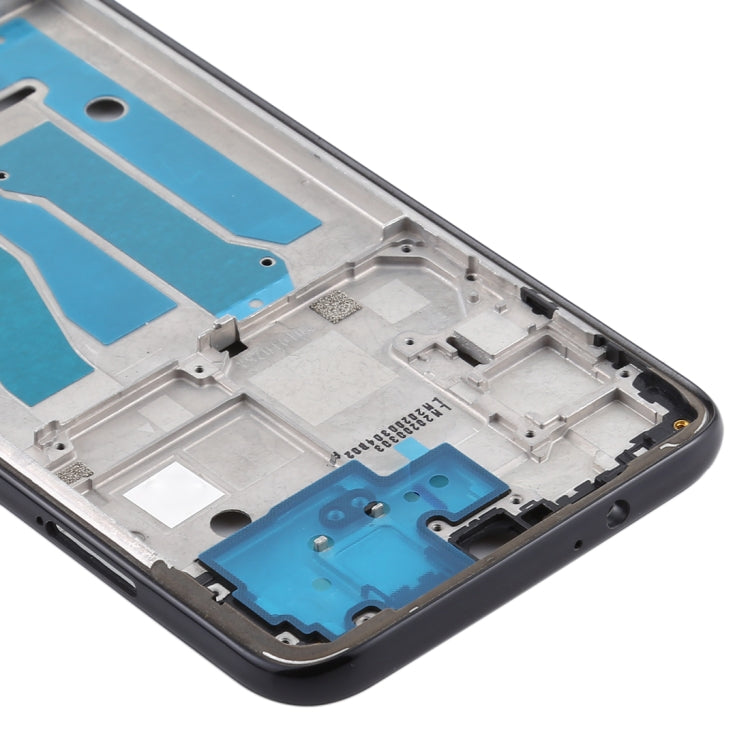 Front Housing LCD Frame Bezel Plate for Motorola Moto G8 Plus(Black) - Frame Bezel Plate by PMC TechLife | Online Shopping South Africa | PMC TechLife