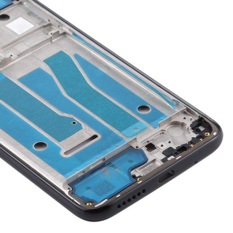 Front Housing LCD Frame Bezel Plate for Motorola Moto G8 Plus(Black) - Frame Bezel Plate by PMC TechLife | Online Shopping South Africa | PMC TechLife