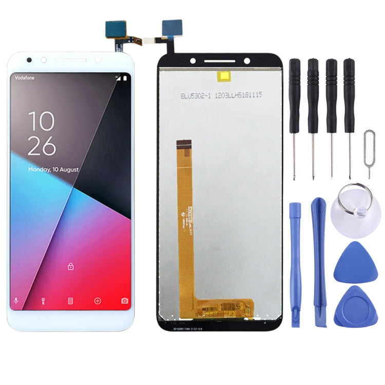 OEM LCD Screen for Vodafone Smart N9 Lite / VFD620 with Digitizer Full Assembly (White) - free shipping - PMC TechLife - Order now!