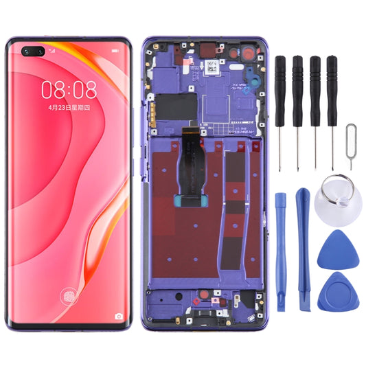 LCD Screen and Digitizer Full Assembly with Frame for Huawei Nova 7 Pro 5G(Blue) - LCD Screen by PMC Jewellery | Online Shopping South Africa | PMC Jewellery