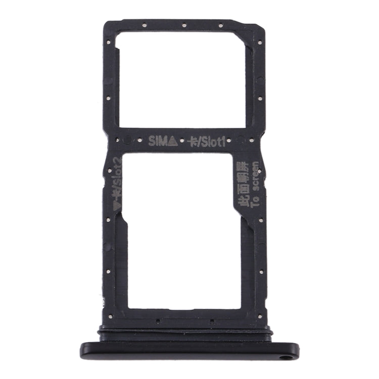 SIM Card Tray + SIM Card Tray / Micro SD Card Tray for Huawei Y9s(Black) - free shipping - PMC TechLife - Order now!