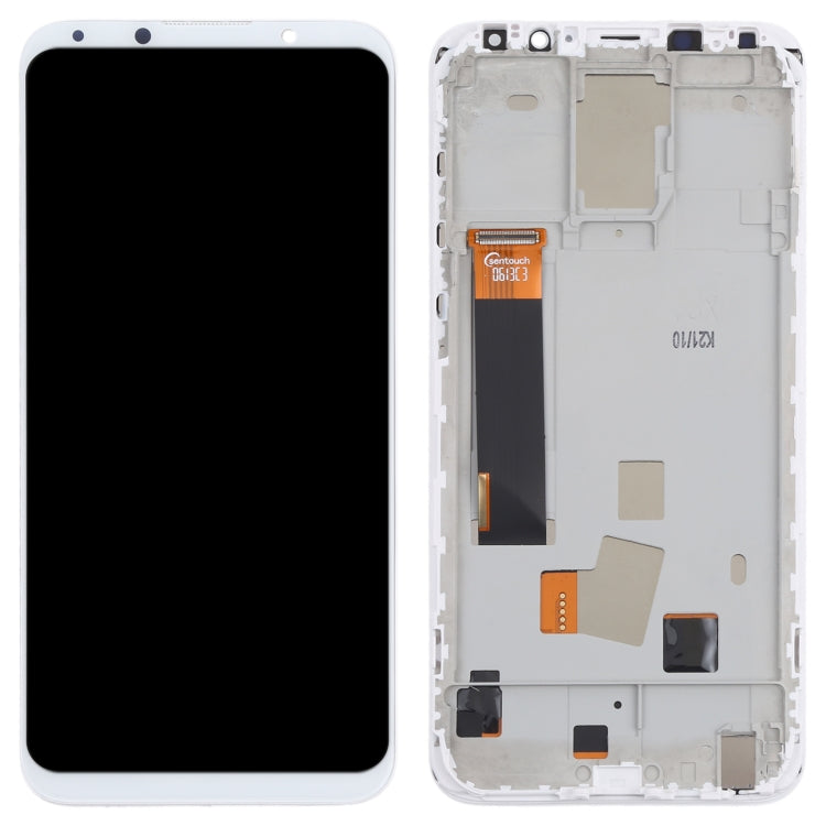 TFT LCD Screen for Meizu 16X Digitizer Full Assembly with Frame, Not Supporting Fingerprint Identification(White) - free shipping - PMC TechLife - Order now!