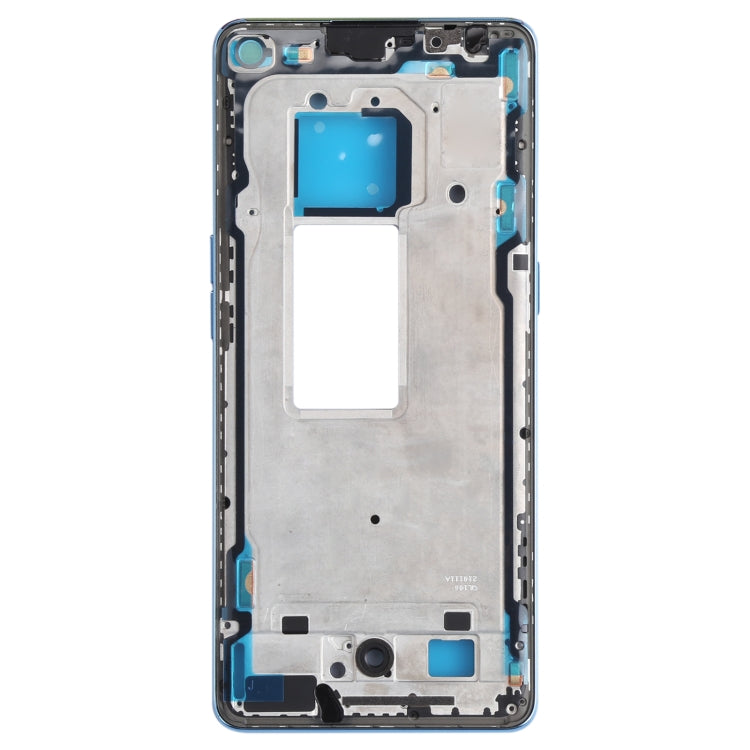 For OPPO Reno5 Pro 5G PDSM00, PDST00, CPH2201 Original Front Housing LCD Frame Bezel Plate (Blue) - Frame Bezel Plate by PMC TechLife | Online Shopping South Africa | PMC TechLife