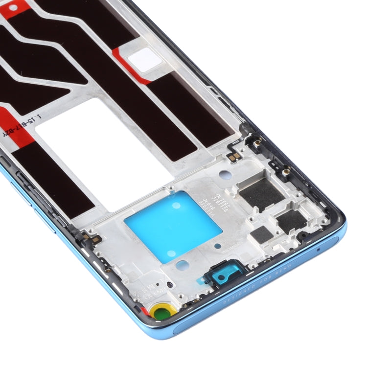 For OPPO Reno5 Pro 5G PDSM00, PDST00, CPH2201 Original Front Housing LCD Frame Bezel Plate (Blue) - Frame Bezel Plate by PMC TechLife | Online Shopping South Africa | PMC TechLife