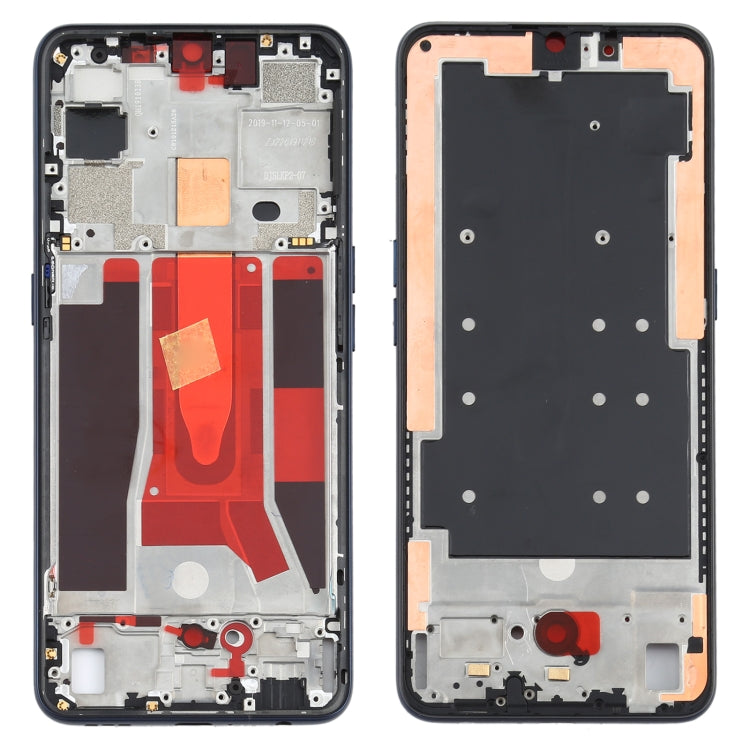 For OPPO Reno3 5G/Reno3 4G PCHM30 CPH2043 Front Housing LCD Frame Bezel Plate (Black) - Frame Bezel Plate by PMC TechLife | Online Shopping South Africa | PMC TechLife