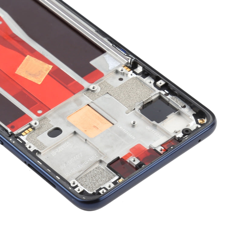 For OPPO Reno3 5G/Reno3 4G PCHM30 CPH2043 Front Housing LCD Frame Bezel Plate (Black) - Frame Bezel Plate by PMC TechLife | Online Shopping South Africa | PMC TechLife