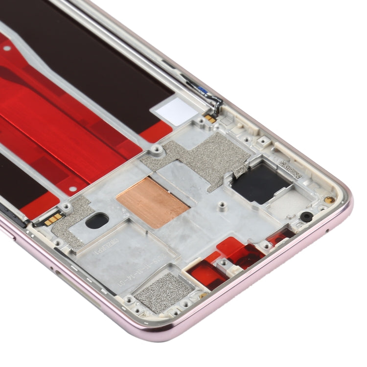 For OPPO Reno3 5G/Reno3 4G PCHM30 CPH2043 Front Housing LCD Frame Bezel Plate (Gold) - Frame Bezel Plate by PMC TechLife | Online Shopping South Africa | PMC TechLife
