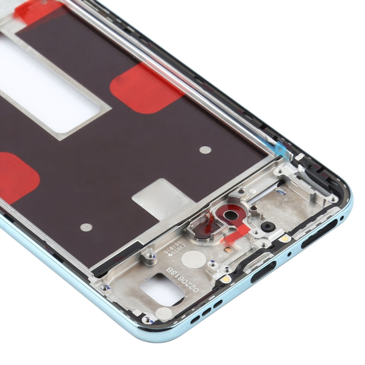 For OPPO Reno4 5G PDPM00, PDPT00, CPH2091 Front Housing LCD Frame Bezel Plate (Baby Blue) - Frame Bezel Plate by PMC TechLife | Online Shopping South Africa | PMC TechLife