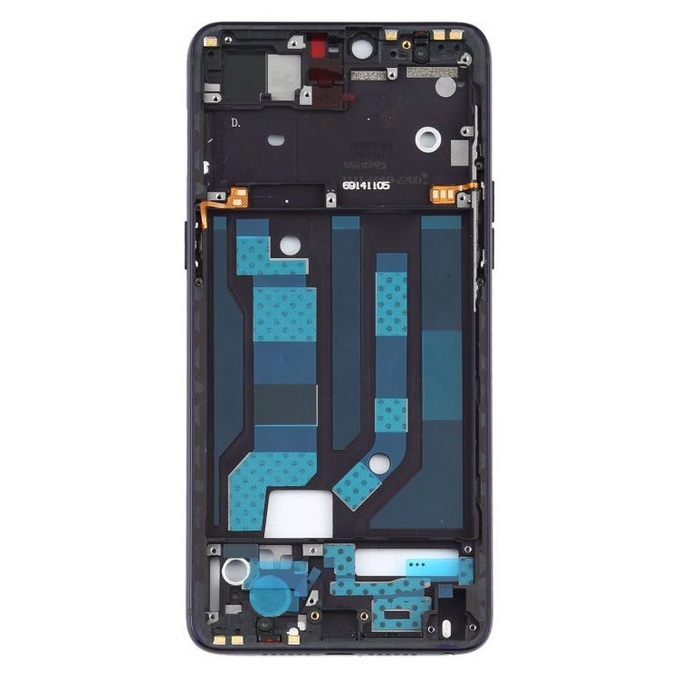 For OPPO R15 PACM00 CPH1835 PACT00 CPH1831 PAAM00 Front Housing LCD Frame Bezel Plate(Black) - Frame Bezel Plate by PMC TechLife | Online Shopping South Africa | PMC TechLife