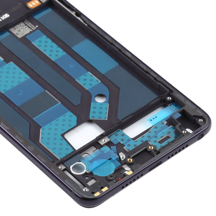 For OPPO R15 PACM00 CPH1835 PACT00 CPH1831 PAAM00 Front Housing LCD Frame Bezel Plate(Black) - Frame Bezel Plate by PMC TechLife | Online Shopping South Africa | PMC TechLife