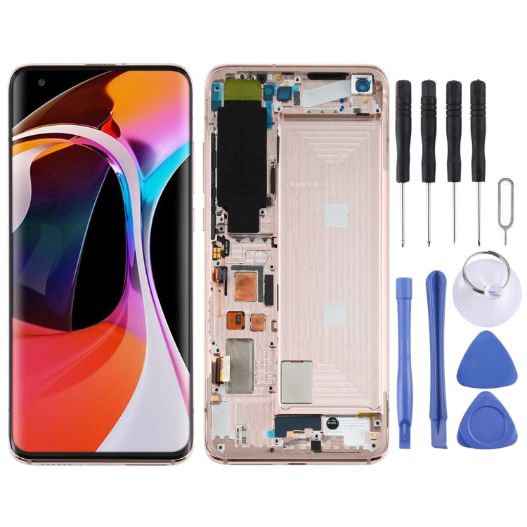 Original LCD Screen for Xiaomi Mi 10 5G / Mi 10 Pro 5GM2001J2G, M2001J2I S Version Digitizer Full Assembly with Frame(Gold) - LCD Screen by PMC TechLife | Online Shopping South Africa | PMC TechLife