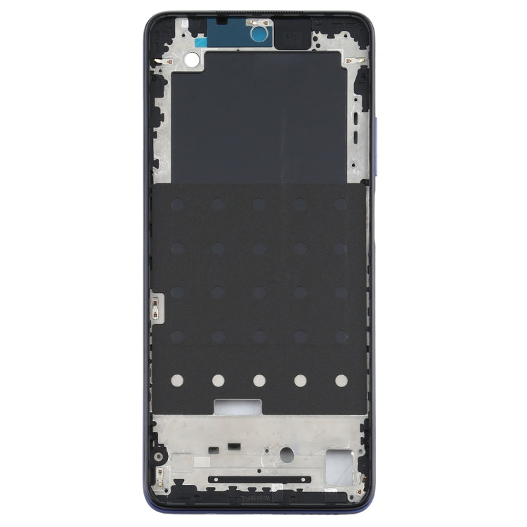 Original Front Housing LCD Frame Bezel Plate for Xiaomi Redmi Note 9 Pro 5G M2007J17C(Blue) - Frame Bezel Plate by PMC TechLife | Online Shopping South Africa | PMC TechLife