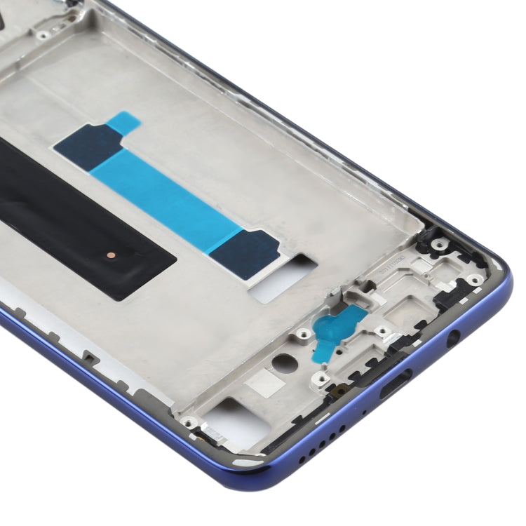 Original Front Housing LCD Frame Bezel Plate for Xiaomi Redmi Note 9 Pro 5G M2007J17C(Blue) - Frame Bezel Plate by PMC TechLife | Online Shopping South Africa | PMC TechLife
