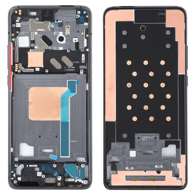 Original Front Housing LCD Frame Bezel Plate for Xiaomi Redmi K30 Ultra M2006J10C(Black) - Frame Bezel Plate by PMC TechLife | Online Shopping South Africa | PMC TechLife