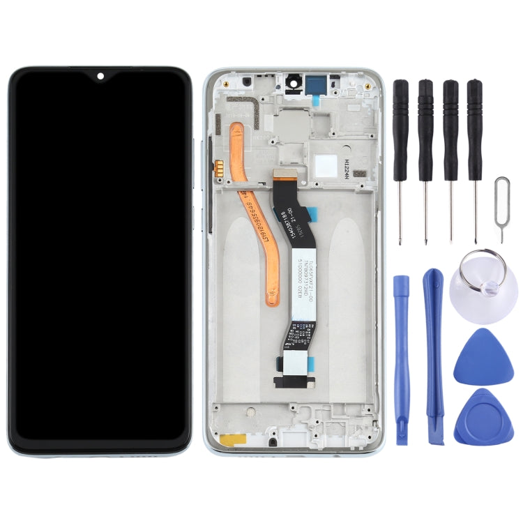 TFT LCD Screen for Xiaomi Redmi Note 8 Pro Single SIM Digitizer Full Assembly with Frame(Silver) - free shipping - PMC TechLife - Order now!