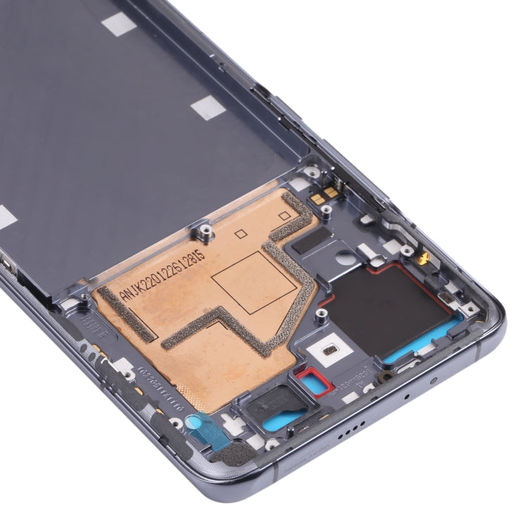 Original Front Housing LCD Frame Bezel Plate for Xiaomi Mi 11(Black) - Frame Bezel Plate by PMC TechLife | Online Shopping South Africa | PMC TechLife