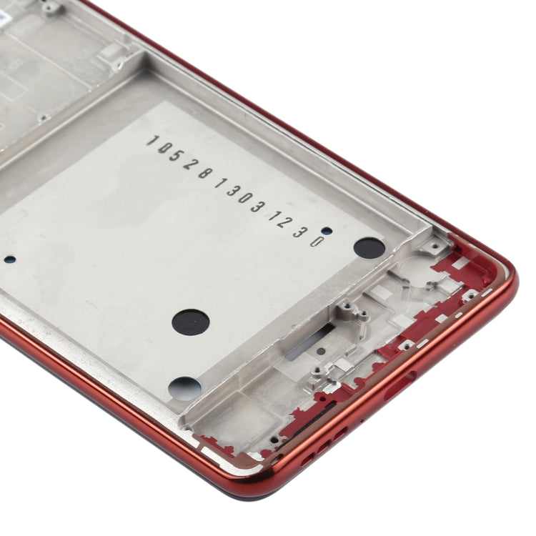 Front Housing LCD Frame Bezel Plate for Motorola One Hyper XT2027 XT2027-1 (Orange) - Frame Bezel Plate by PMC TechLife | Online Shopping South Africa | PMC TechLife