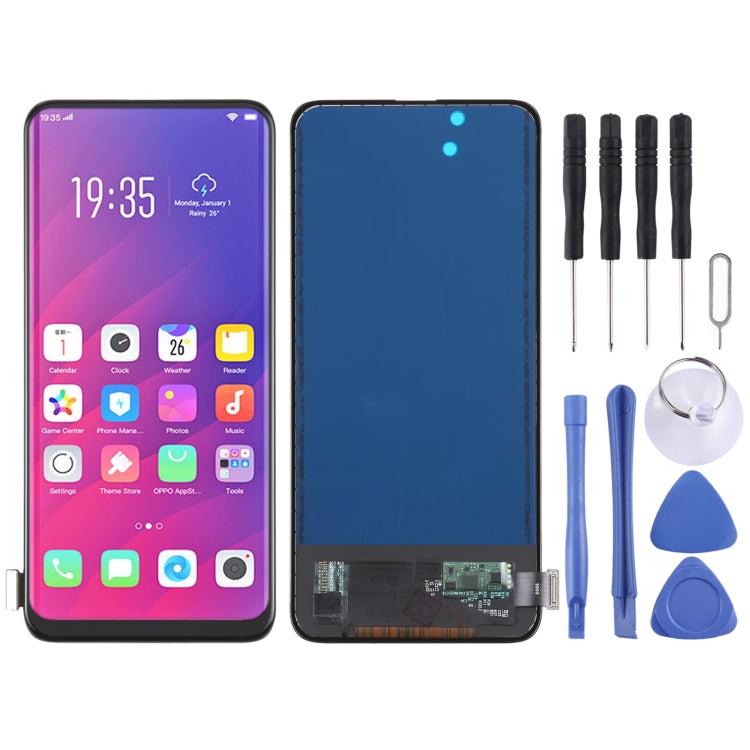 TFT Material LCD Screen and Digitizer Full Assembly for OPPO Find X - free shipping - PMC TechLife - Order now!