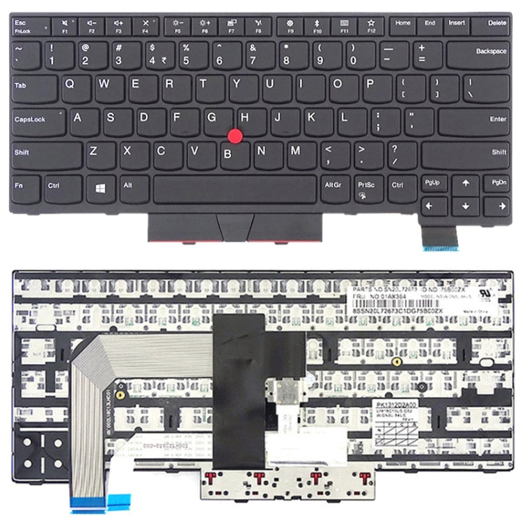 US Version Keyboard for Lenovo Thinkpad T470 T480 A475 A485 01HX459 01AX364 - Replacement Keyboards by PMC TechLife | Online Shopping South Africa | PMC TechLife