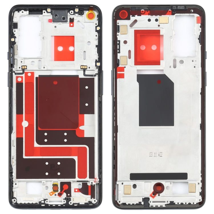 For OnePlus 9 (Dual SIM IN/CN Version) Middle Frame Bezel Plate (Black) - Frame Bezel Plate by PMC Jewellery | Online Shopping South Africa | PMC Jewellery