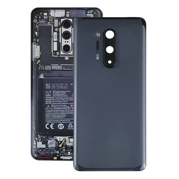 For OnePlus 8 Pro Battery Back Cover with Camera Lens Cover (Black) - free shipping - PMC TechLife - Order now!