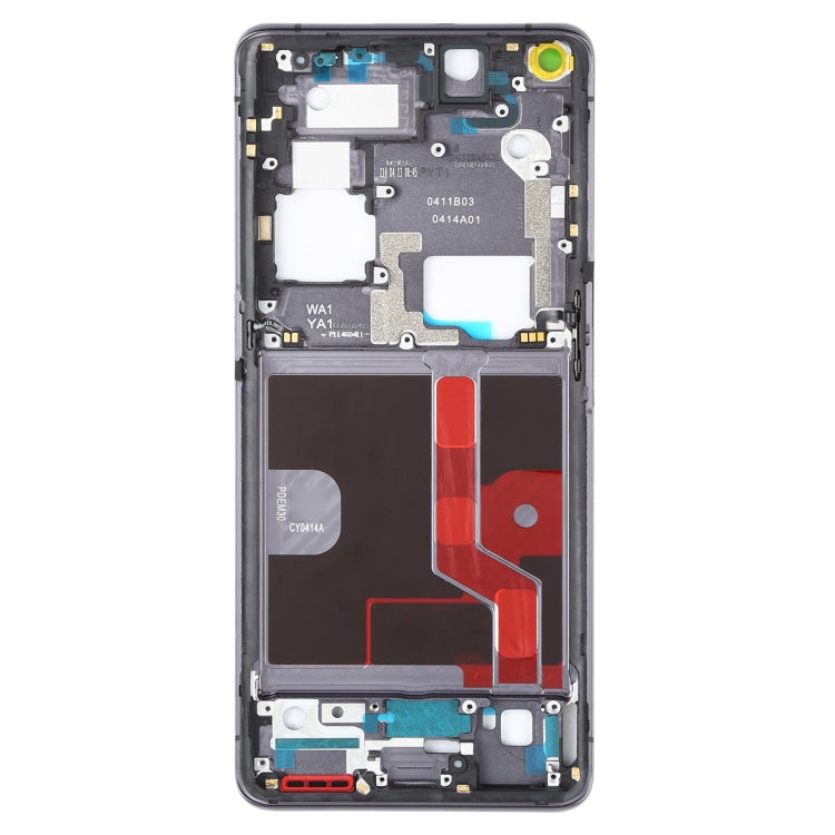 For OPPO Find X2 Pro CPH2025 PDEM30 Original Front Housing LCD Frame Bezel Plate (Black) - free shipping - PMC TechLife - Order now!