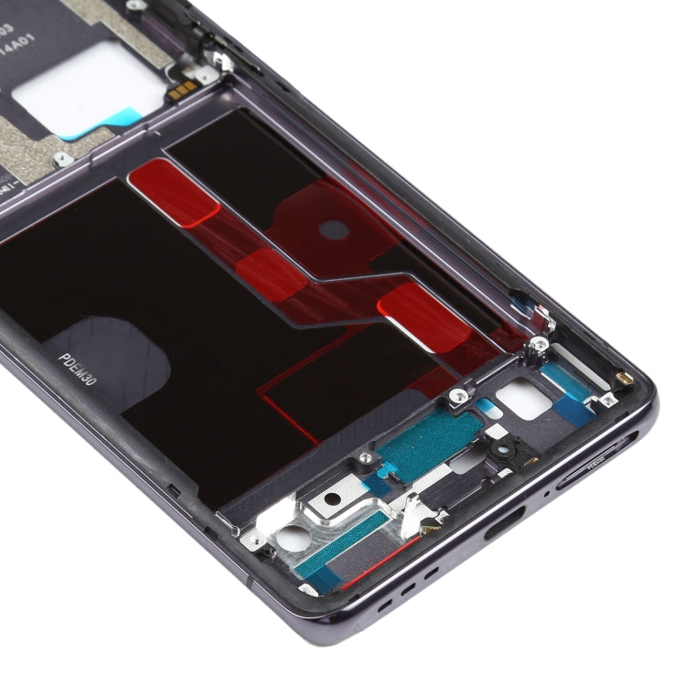 For OPPO Find X2 Pro CPH2025 PDEM30 Original Front Housing LCD Frame Bezel Plate (Black) - free shipping - PMC TechLife - Order now!