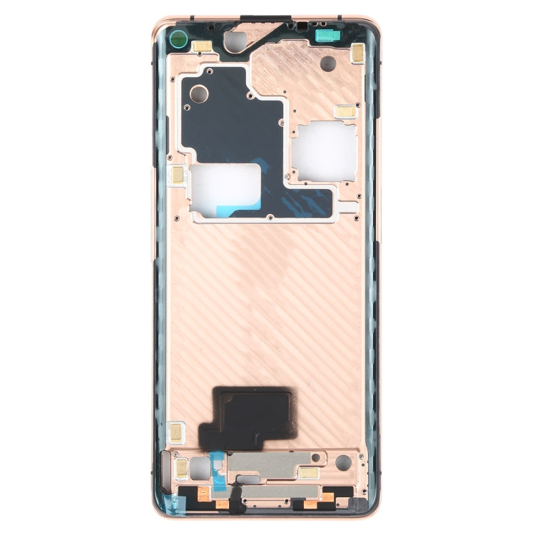 For OPPO Find X2 Pro CPH2025 PDEM30 Original Front Housing LCD Frame Bezel Plate (Gold) - Frame Bezel Plate by PMC TechLife | Online Shopping South Africa | PMC TechLife