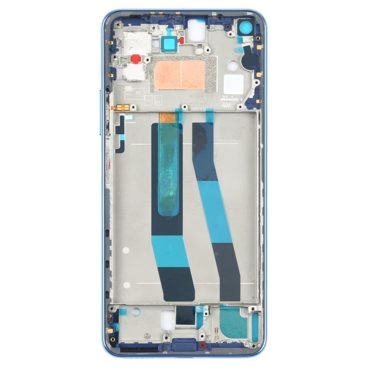 Original Front Housing LCD Frame Bezel Plate for Xiaomi Mi 11 Lite 4G M2101K9AG(Blue) - Frame Bezel Plate by PMC TechLife | Online Shopping South Africa | PMC TechLife