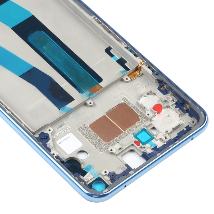 Original Front Housing LCD Frame Bezel Plate for Xiaomi Mi 11 Lite 4G M2101K9AG(Blue) - Frame Bezel Plate by PMC TechLife | Online Shopping South Africa | PMC TechLife